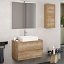 Mueble de baño Praga sobre encimera suspendido 2 cajones de Coycama 